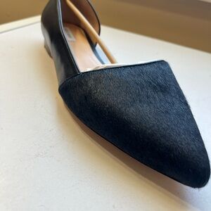 Cole Haan India ink amalia skimmer flats with calf hair 9 B never worn